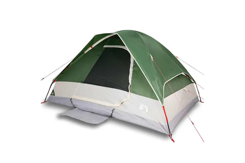 Vidaxl Family Tent Dome 6-person Green Waterproof Vidaxl Family Tent Dome 6-person Green Waterproof