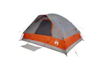 Vidaxl Family Tent Dome 6-person Grey And Orange Waterproof Vidaxl Family Tent Dome 6-person Grey And Orange Waterproof