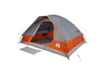 Vidaxl Family Tent Dome 6-person Grey And Orange Waterproof Vidaxl Family Tent Dome 6-person Grey And Orange Waterproof