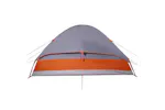 Vidaxl Family Tent Dome 6-person Grey And Orange Waterproof Vidaxl Family Tent Dome 6-person Grey And Orange Waterproof