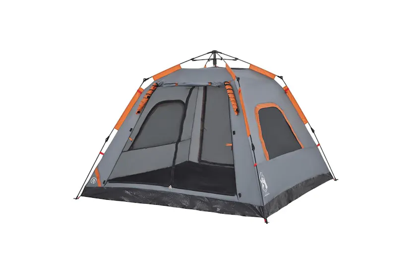Vidaxl Camping Tent Dome 5-person Grey And Orange Quick Release Vidaxl Camping Tent Dome 5-person Grey And Orange Quick Release