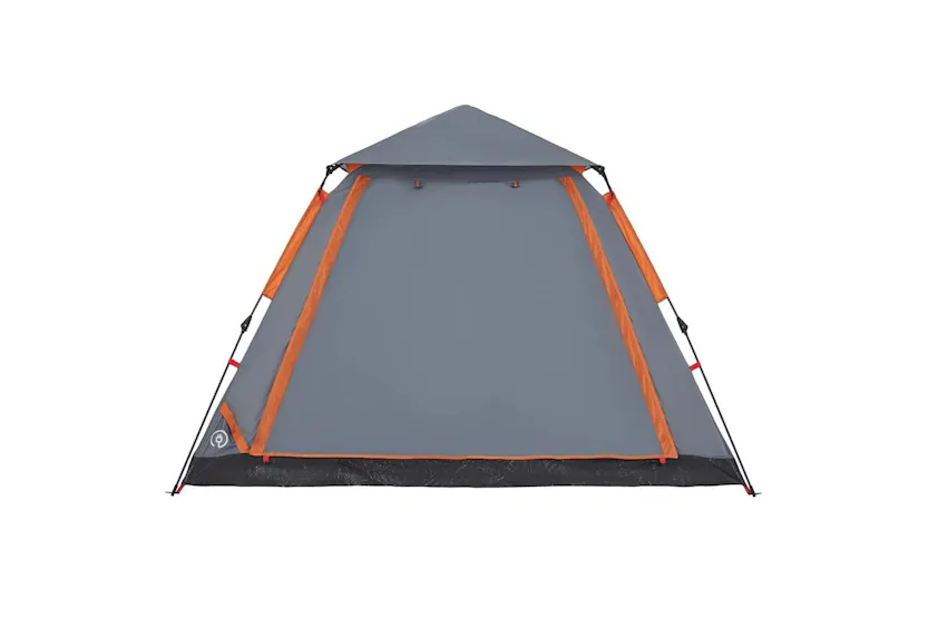 Vidaxl Camping Tent Dome 5-person Grey And Orange Quick Release Vidaxl Camping Tent Dome 5-person Grey And Orange Quick Release