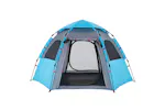 Vidaxl Camping Tent Cabin 4-person Blue Quick Release Vidaxl Camping Tent Cabin 4-person Blue Quick Release