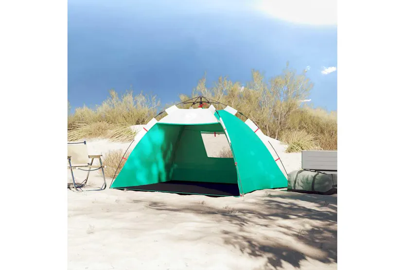 Vidaxl Beach Tent 2-person Sea Green Quick Release Waterproof Vidaxl Beach Tent 2-person Sea Green Quick Release Waterproof