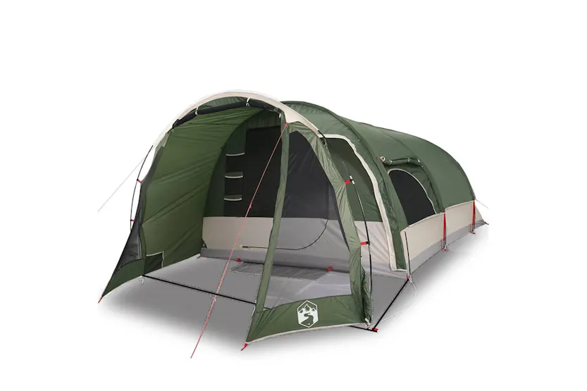 Vidaxl Family Tent Tunnel 8-person Green Waterproof Vidaxl Family Tent Tunnel 8-person Green Waterproof