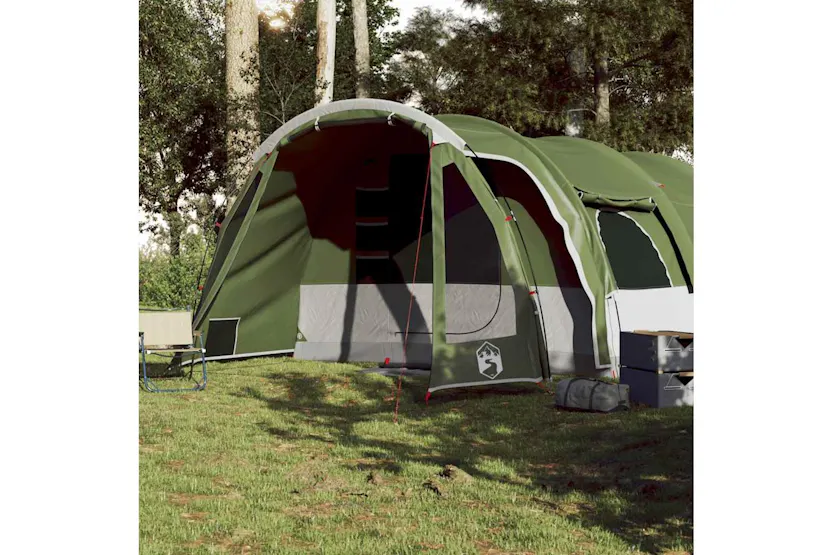 Vidaxl Family Tent Tunnel 8-person Green Waterproof Vidaxl Family Tent Tunnel 8-person Green Waterproof