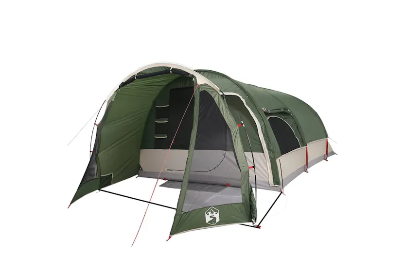 Vidaxl Family Tent Tunnel 8-person Green Waterproof Vidaxl Family Tent Tunnel 8-person Green Waterproof