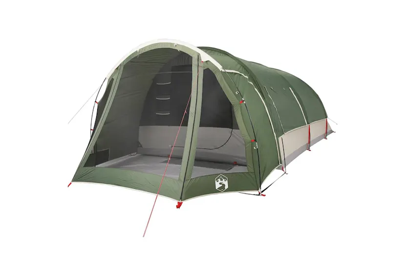 Vidaxl Family Tent Tunnel 8-person Green Waterproof Vidaxl Family Tent Tunnel 8-person Green Waterproof