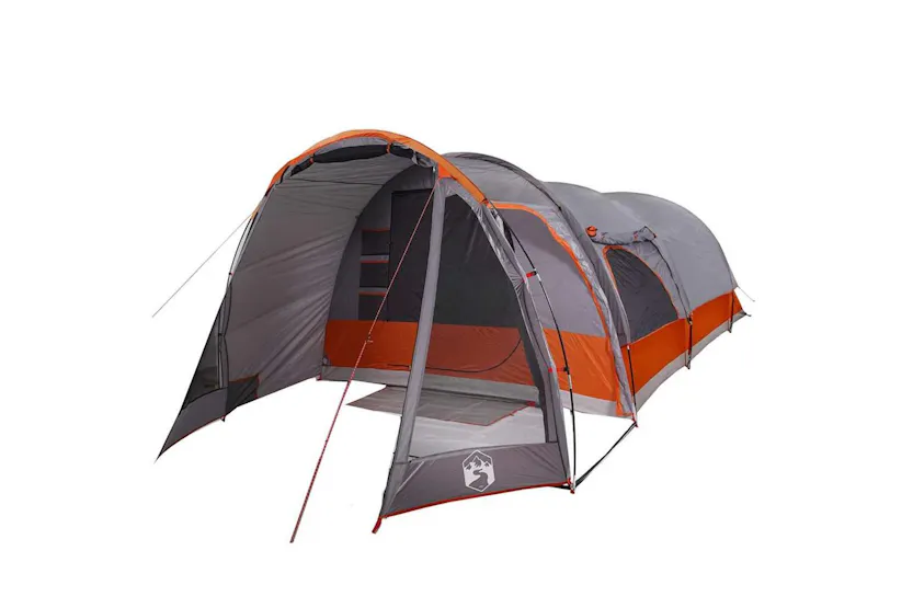 Vidaxl Family Tent Tunnel 8-person Grey Waterproof Vidaxl Family Tent Tunnel 8-person Grey Waterproof