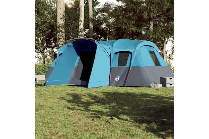 Vidaxl Family Tent Tunnel 16-person Blue Waterproof Vidaxl Family Tent Tunnel 16-person Blue Waterproof