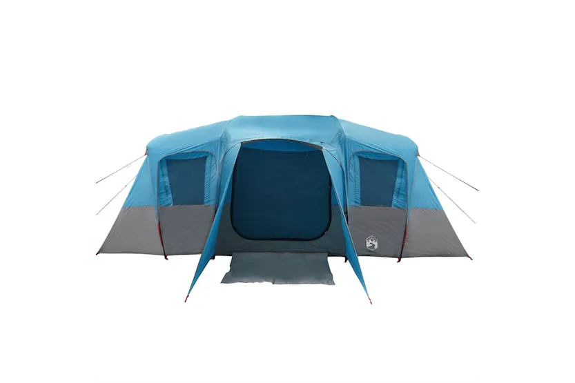 Vidaxl Family Tent Tunnel 16-person Blue Waterproof Vidaxl Family Tent Tunnel 16-person Blue Waterproof