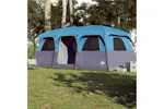Vidaxl Family Tent Cabin 10-person Blue Waterproof Vidaxl Family Tent Cabin 10-person Blue Waterproof