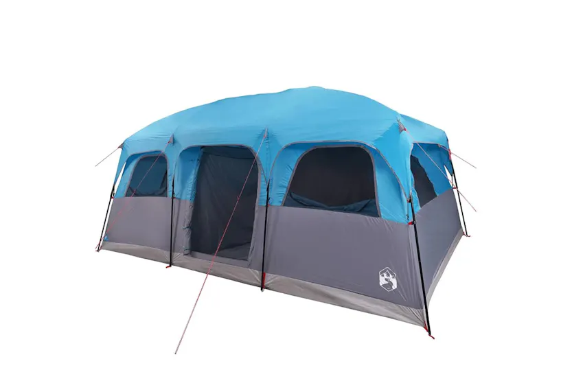 Vidaxl Family Tent Cabin 10-person Blue Waterproof Vidaxl Family Tent Cabin 10-person Blue Waterproof