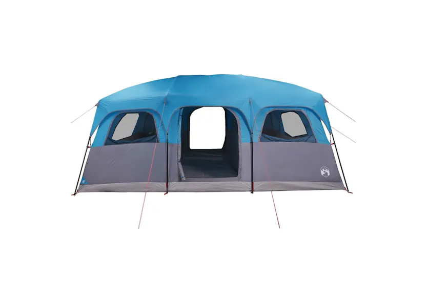 Vidaxl Family Tent Cabin 10-person Blue Waterproof Vidaxl Family Tent Cabin 10-person Blue Waterproof