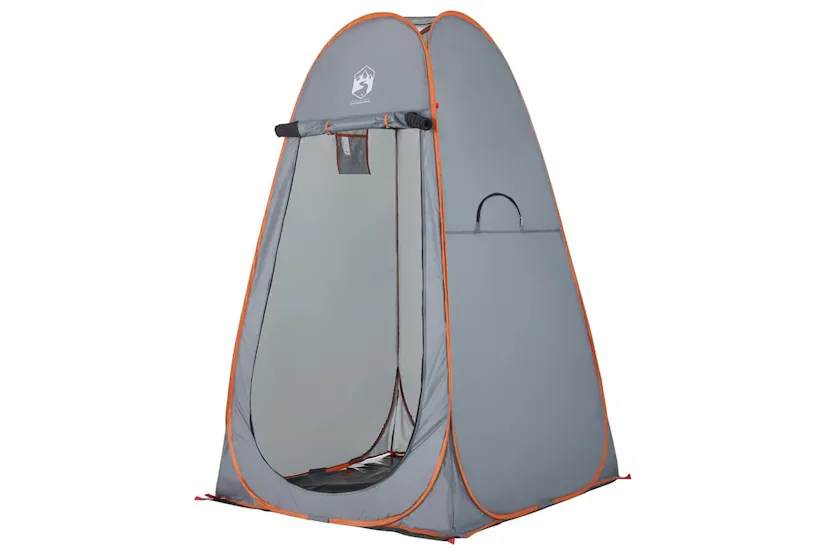 Vidaxl Privacy Tent Grey And Orange Pop-up Waterproof Vidaxl Privacy Tent Grey And Orange Pop-up Waterproof