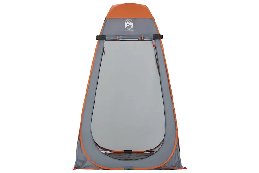 Vidaxl Privacy Tent Grey And Orange Pop-up Waterproof Vidaxl Privacy Tent Grey And Orange Pop-up Waterproof