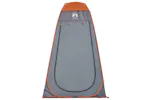Vidaxl Privacy Tent Grey And Orange Pop-up Waterproof Vidaxl Privacy Tent Grey And Orange Pop-up Waterproof