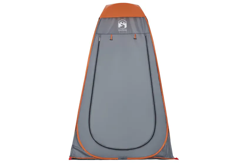 Vidaxl Privacy Tent Grey And Orange Pop-up Waterproof Vidaxl Privacy Tent Grey And Orange Pop-up Waterproof