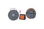 Vidaxl Privacy Tent Grey And Orange Pop-up Waterproof Vidaxl Privacy Tent Grey And Orange Pop-up Waterproof