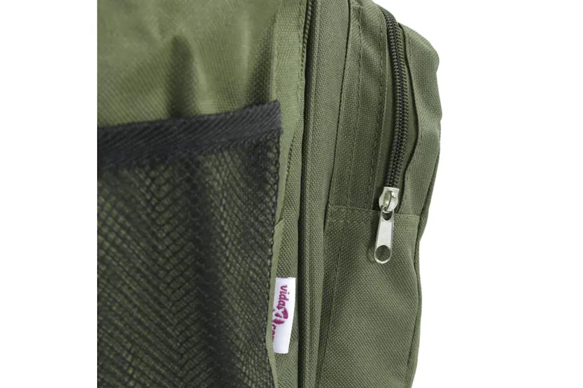 Vidaxl Fishing Bag Waterproof Dark Green Oxford Fabric Vidaxl Fishing Bag Waterproof Dark Green Oxford Fabric