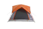 Vidaxl Camping Tent Cabin 4-person Grey And Orange Waterproof Vidaxl Camping Tent Cabin 4-person Grey And Orange Waterproof