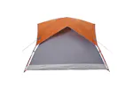 Vidaxl Camping Tent Cabin 4-person Grey And Orange Waterproof Vidaxl Camping Tent Cabin 4-person Grey And Orange Waterproof