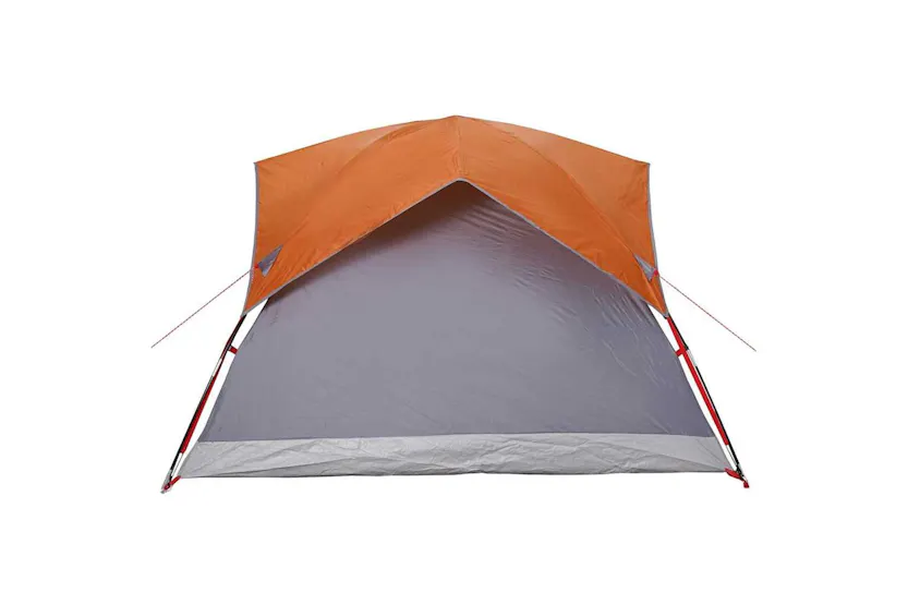 Vidaxl Camping Tent Cabin 4-person Grey And Orange Waterproof Vidaxl Camping Tent Cabin 4-person Grey And Orange Waterproof