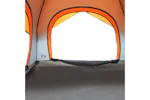 Vidaxl Camping Tent Cabin 4-person Grey And Orange Waterproof Vidaxl Camping Tent Cabin 4-person Grey And Orange Waterproof