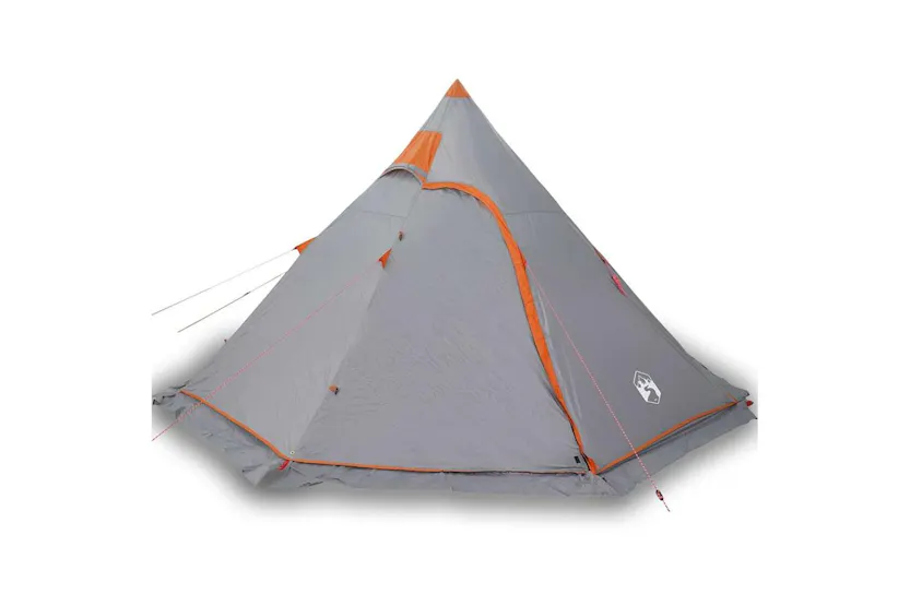 Vidaxl Camping Tent Tipi 5-person Grey Waterproof Vidaxl Camping Tent Tipi 5-person Grey Waterproof