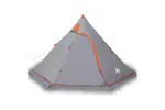 Vidaxl Camping Tent Tipi 5-person Grey Waterproof Vidaxl Camping Tent Tipi 5-person Grey Waterproof