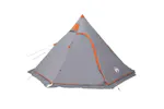 Vidaxl Camping Tent Tipi 5-person Grey Waterproof Vidaxl Camping Tent Tipi 5-person Grey Waterproof
