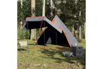 Vidaxl Camping Tent Tipi 5-person Grey Waterproof Vidaxl Camping Tent Tipi 5-person Grey Waterproof
