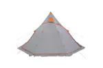 Vidaxl Camping Tent Tipi 5-person Grey Waterproof Vidaxl Camping Tent Tipi 5-person Grey Waterproof