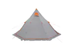 Vidaxl Camping Tent Tipi 5-person Grey Waterproof Vidaxl Camping Tent Tipi 5-person Grey Waterproof