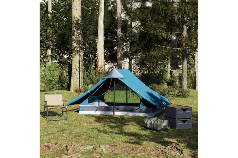 Vidaxl Camping Tent 2-person Blue Waterproof Vidaxl Camping Tent 2-person Blue Waterproof
