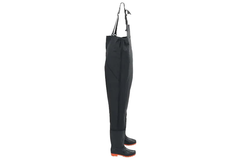 Vidaxl Chest Waders With Boots Black Size 43 Vidaxl Chest Waders With Boots Black Size 43