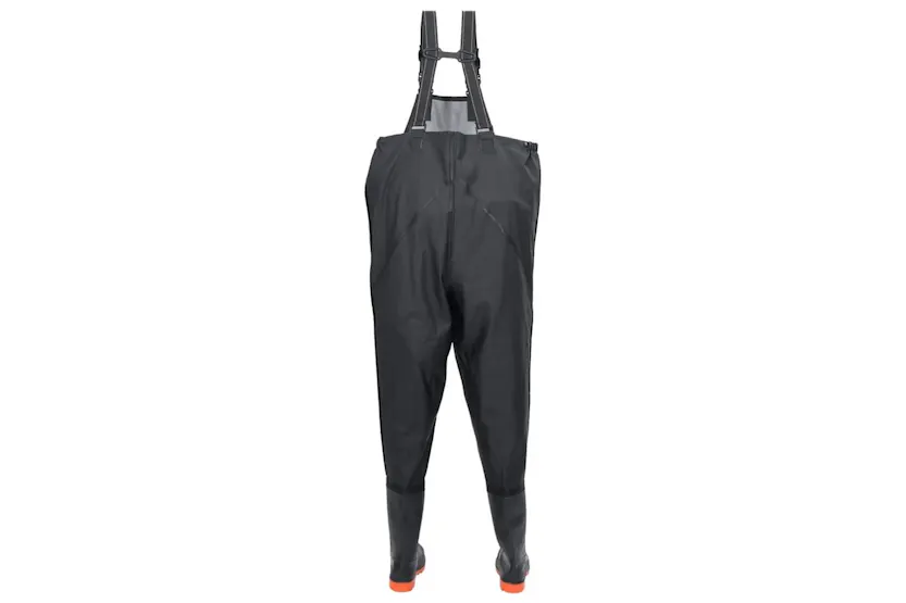 Vidaxl Chest Waders With Boots Black Size 43 Vidaxl Chest Waders With Boots Black Size 43