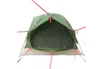 Vidaxl Car Tent 4-person Green Waterproof Vidaxl Car Tent 4-person Green Waterproof