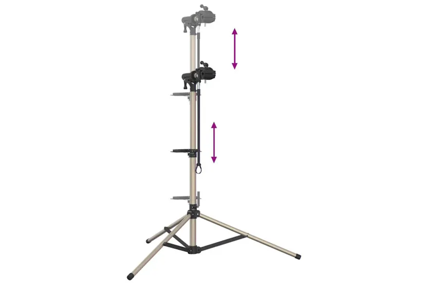 Vidaxl Bike Repair Stand Foldable Adjustable 120-165 Cm Aluminium Vidaxl Bike Repair Stand Foldable Adjustable 120-165 Cm Aluminium