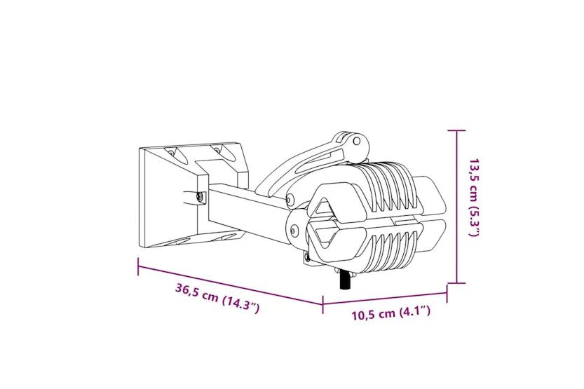 Vidaxl Bike Repair Stand Wall Mounted Foldable Red And Black Steel Vidaxl Bike Repair Stand Wall Mounted Foldable Red And Black Steel