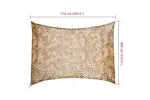 Vidaxl Camouflage Net With Storage Bag 516x400 Cm Sand Vidaxl Camouflage Net With Storage Bag 516x400 Cm Sand