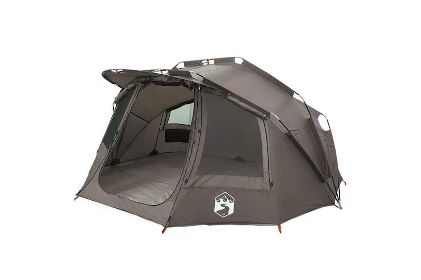 Vidaxl Fishing Tent 5-person Grey Waterproof Vidaxl Fishing Tent 5-person Grey Waterproof