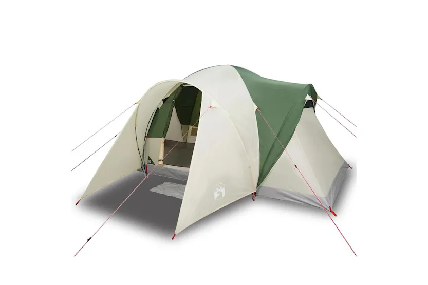 Vidaxl Family Tent Dome 6-person Green Waterproof Vidaxl Family Tent Dome 6-person Green Waterproof