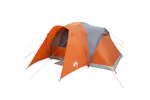 Vidaxl Family Tent Dome 6-person Grey And Orange Waterproof Vidaxl Family Tent Dome 6-person Grey And Orange Waterproof