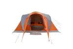 Vidaxl Family Tent Dome 6-person Grey And Orange Waterproof Vidaxl Family Tent Dome 6-person Grey And Orange Waterproof
