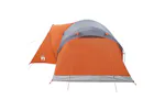 Vidaxl Family Tent Dome 6-person Grey And Orange Waterproof Vidaxl Family Tent Dome 6-person Grey And Orange Waterproof