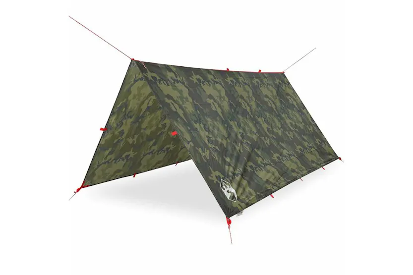 Vidaxl Camping Tarp Camouflage 306x306 Cm Waterproof Vidaxl Camping Tarp Camouflage 306x306 Cm Waterproof