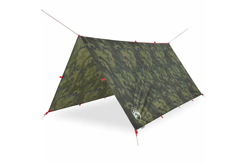 Vidaxl Camping Tarp Camouflage 306x306 Cm Waterproof Vidaxl Camping Tarp Camouflage 306x306 Cm Waterproof