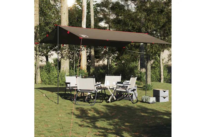 Vidaxl Camping Tarp Brown 506x306 Cm Waterproof Vidaxl Camping Tarp Brown 506x306 Cm Waterproof