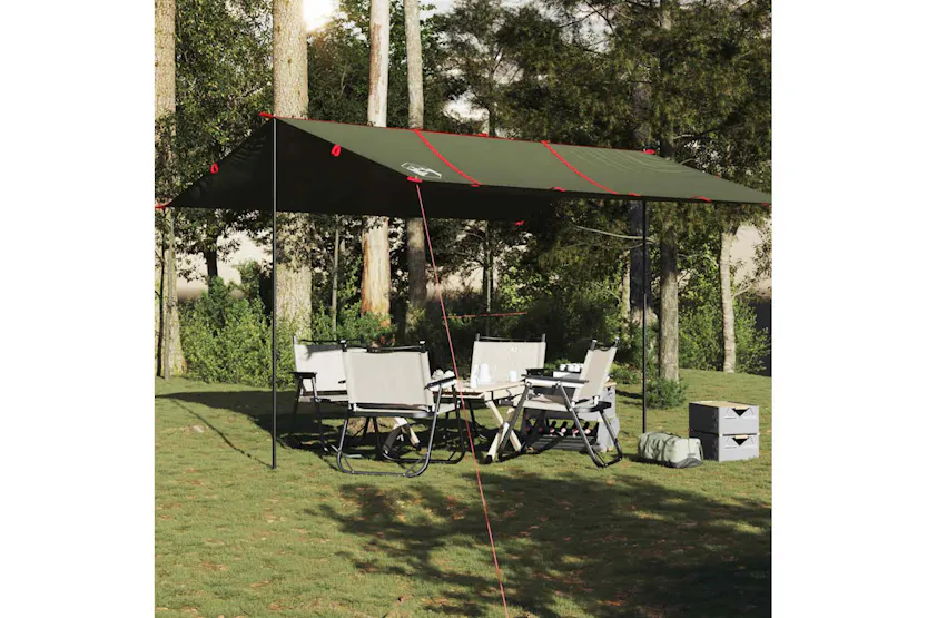 Vidaxl Camping Tarp Olive Green 451x420 Cm Waterproof Vidaxl Camping Tarp Olive Green 451x420 Cm Waterproof